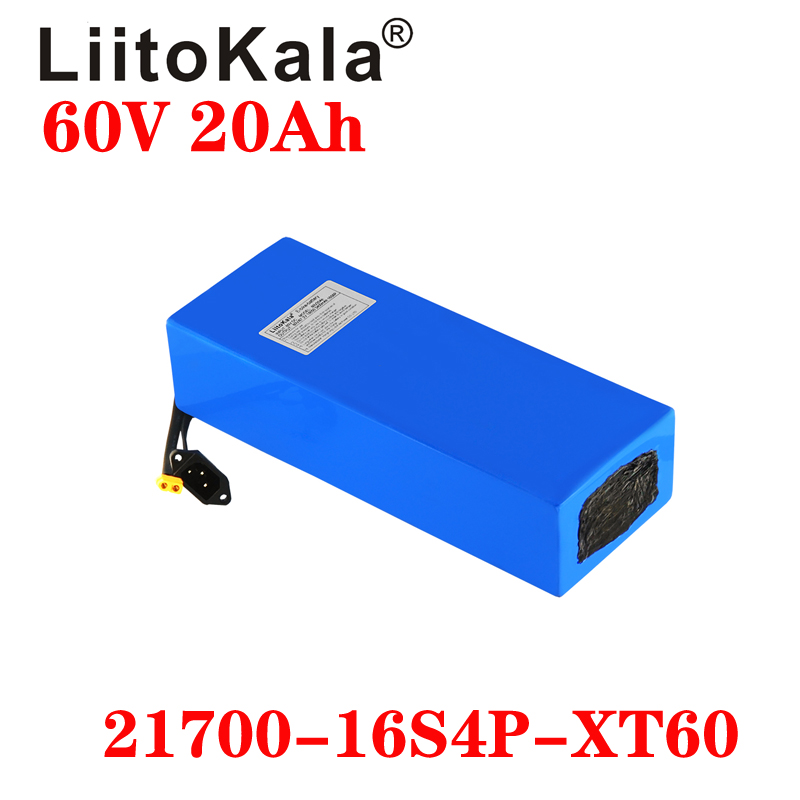 

LiitoKala 60V Battery PACK 20ah 35Ah 30Ah 40Ah bateria 67.2V Electric Bicycle Lithium CELLS Scooter ebike batterIES