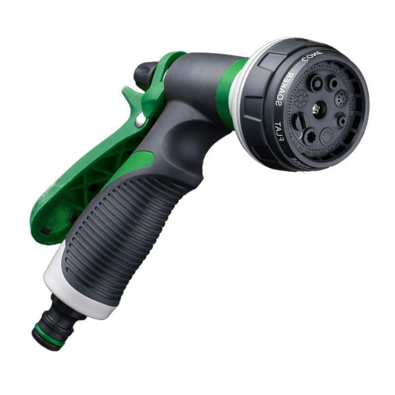 

Garden Hose Nozzle Watering Spray High Pressure Water Sprinkler With 8 Patterns Household Garden Watering Tool Water Hose Nozzle1, Yellow