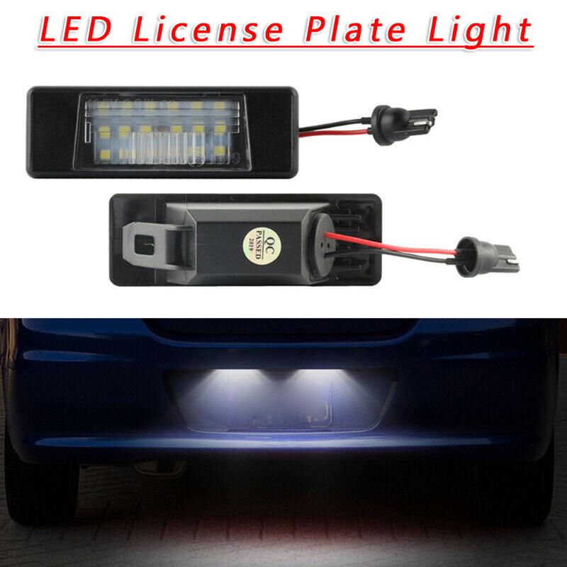 

2pcs 12V Car LED License Plate Light Canbus 26510 8990 A For Qashqai Versa X-trail Juke Patnfinder NV200 Infiniti Q50, As pic