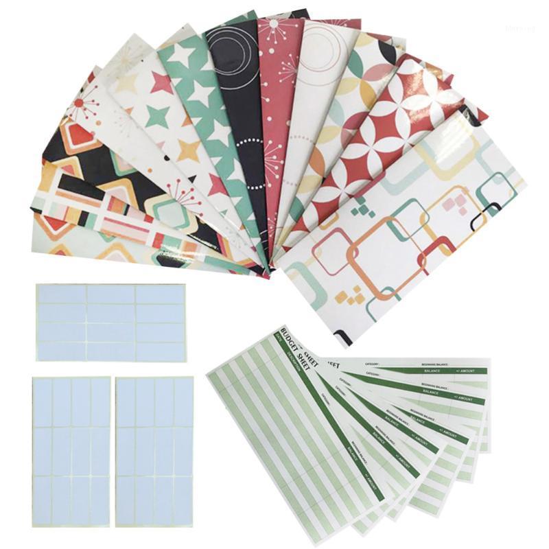 

1 Set Practical Lightweight Creative Convenient Durable Geometry Pattern Budget Sheet Envelopes Friends Co-worker Family1