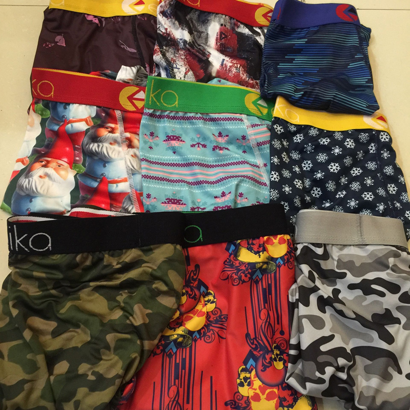 

Free shipping Random styles new Men' Staple underwear sports hip hop rock excise underwear skateboard street fashion streched quick dry, As picture show