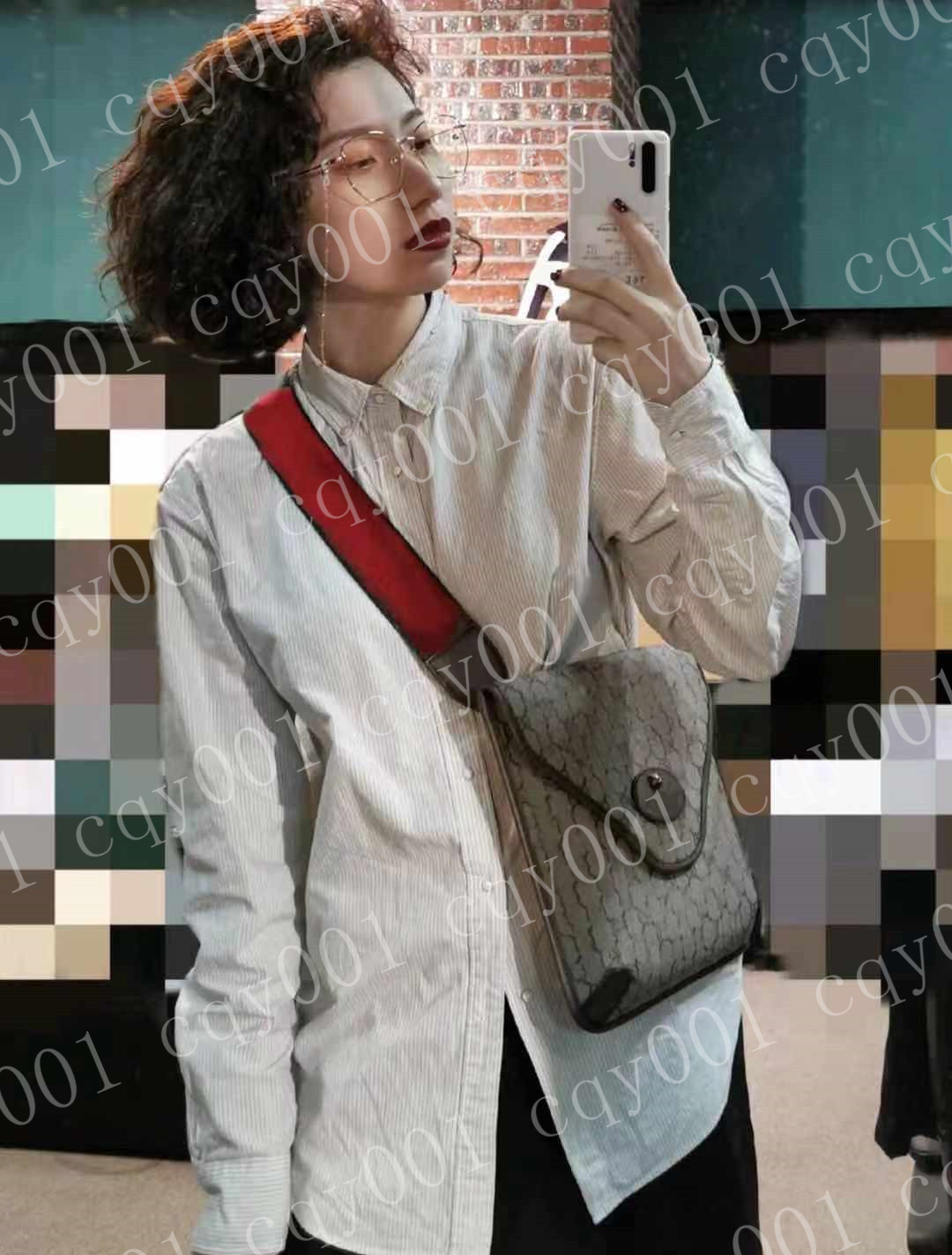 

messenger bag men crossbody Men bags Crossbody Bag Leather Clutch Handbag Fashion shoulder bag 598604 size W26 x H26 x D5cm