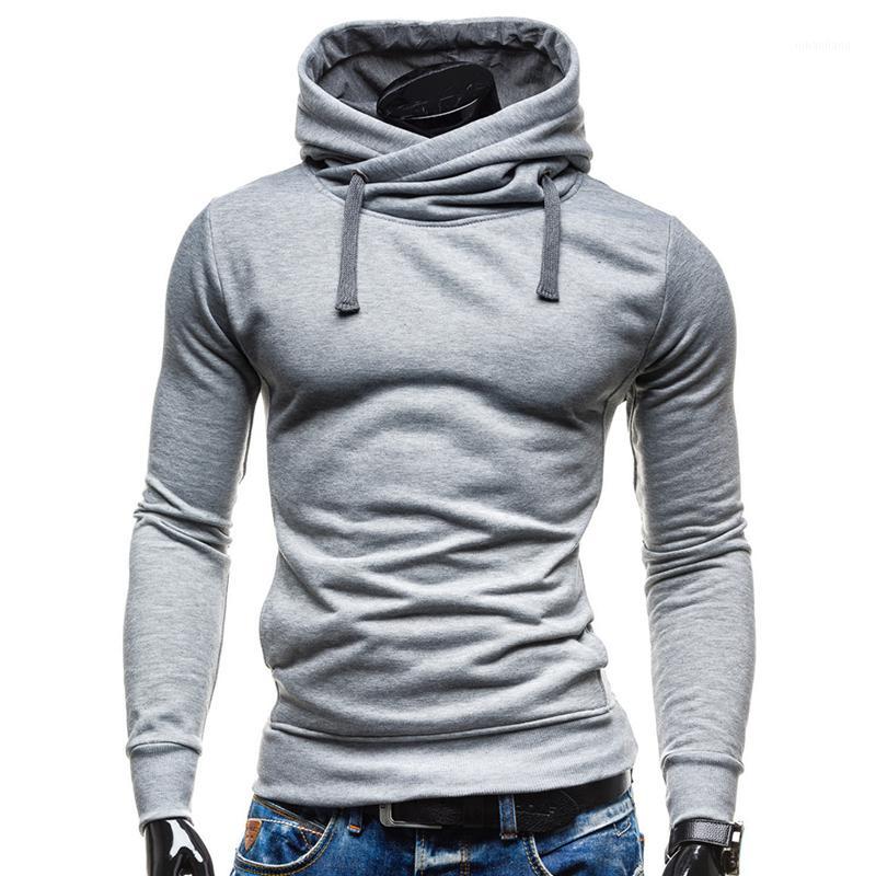 

Sweatshirt Men Hoodie New High Neck Hoodie Fashionable for Men Streetwear1, Black
