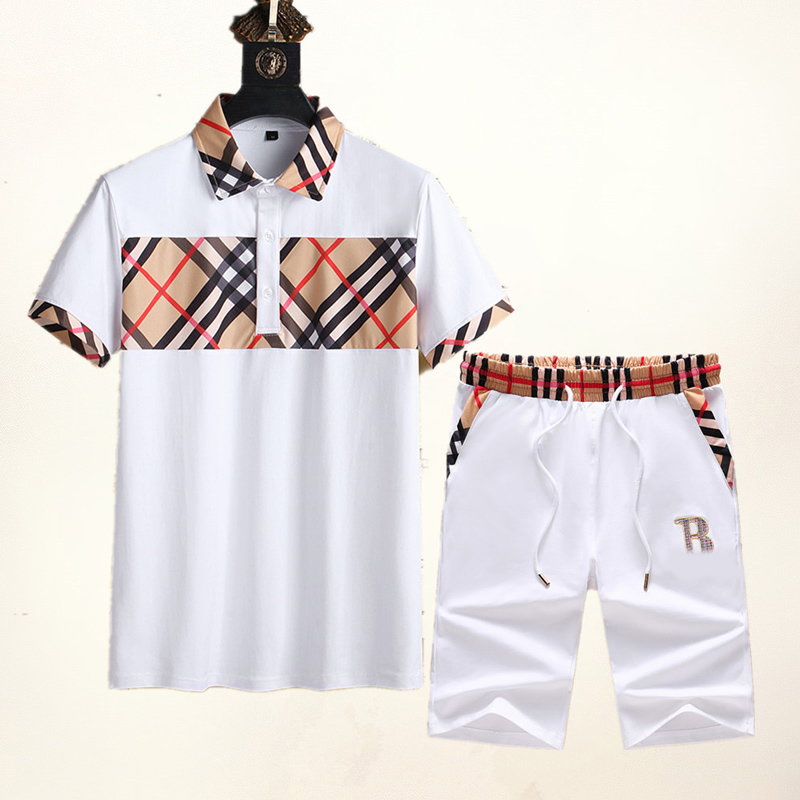 

New 2020 Summer tracksuit Set Running mens tracksuit Letter Slim o8 Clothing Track Kit Luxurious Sports g8 Short sleeve Suit
