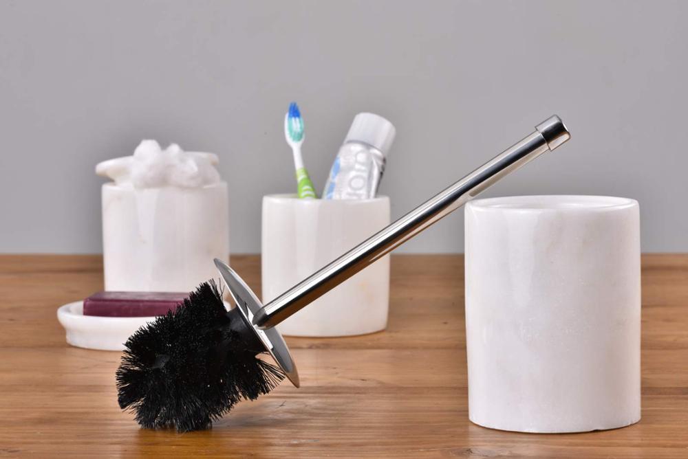 

Original Marble Toilet Brush and Holder Quick Drain Cleaning Brush Tools for Toilet Household WC Bathroom Accessories Sets