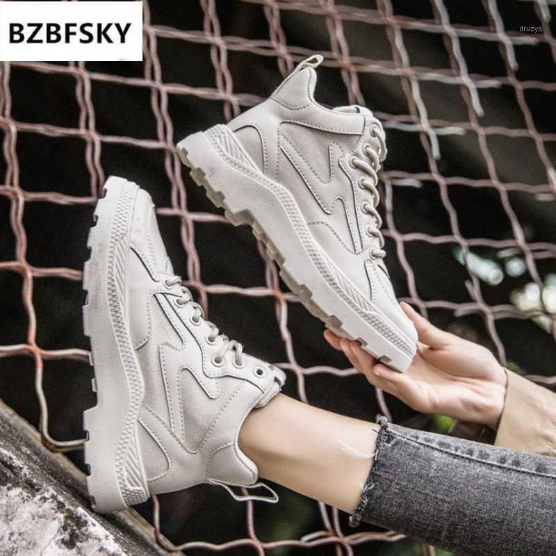 

Women Boots 35-40 Autumn New Fashion Canvas Casual Ankle Boots Female Comfortable Autumn Winter Motorcycle Shoes Round Toe1, Beige