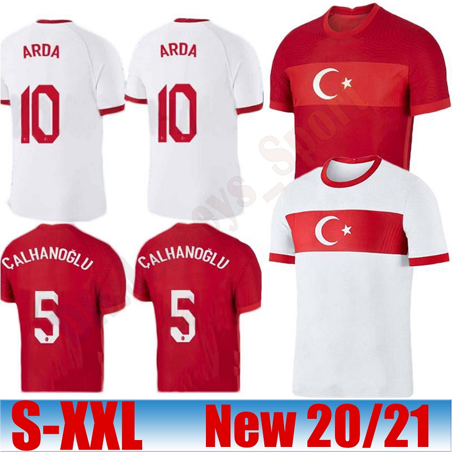 

2020 2021 Turkey CALHANOGLU Soccer Jerseys 20 21 CENGIZ UNDER KOKCU ARDA INAN TOSUN TUFAN ERKIN MALLI TOPA OZTEKIN jersey Football shirts, 20/21 home
