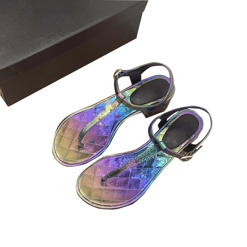 

Italian Classic Genuine Leather Sandals Summer 2022 Designer Mules Womens Flip Flops Retro Beach Flat Shoes Fashion Loafers Lady Platform Espadrilles Open Shoe, #3