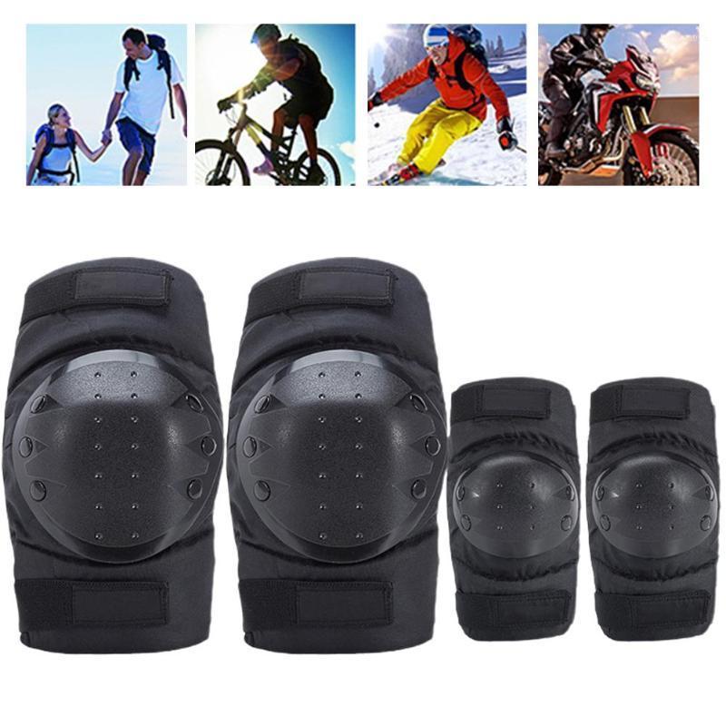 

4PCS Motorcycle Knee Pads Elbow Pads Set Anti-fall PE Elbow Guards Light Knee Protector For Riding Proteccion Moto1