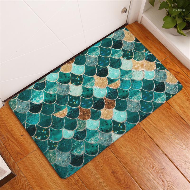 

Fish Scales Doormat Floor Mat In The Hallway Bathroom Sky Carpet Room Outdoor Rug Door Starry Living Mats Kitchen1 Carpets