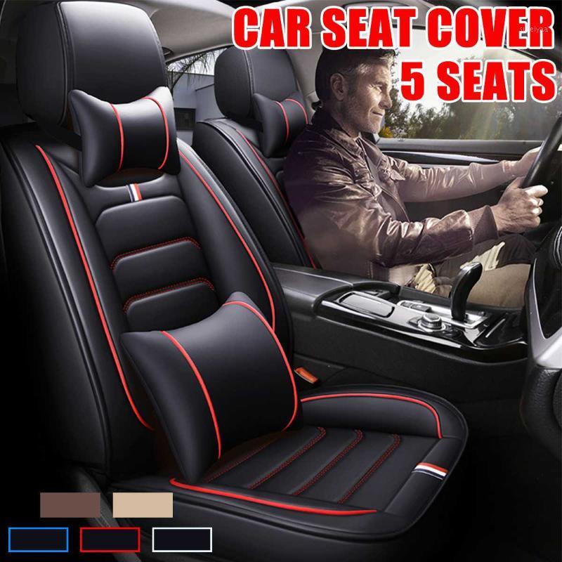 

2020 Pu leather Car seat cushion not moves universal car cover suitcase high quality non slide general seat cover 12pcs/set1