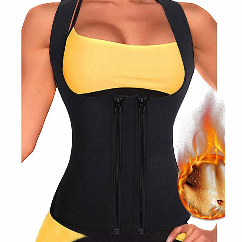 

Latest Quick Dry Double zipper sleeveless Sports T-Shirt Gym Clothes Yoga Shirt Workout Tops For Women Fitness Sweat Vest Women, Double zipper black