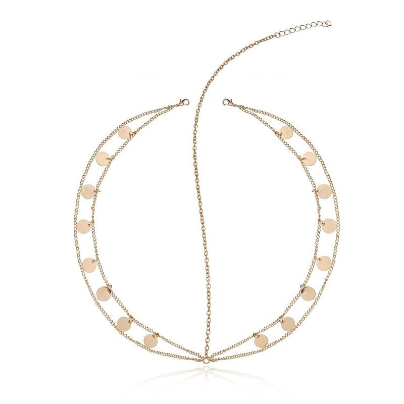 

Hair Clips & Barrettes 2021 Women's Headwear Fashion Shingle Tassel Chain Head Temperament Noble Family Style Present Jewelry
