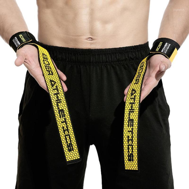 

1 Pair Fitness Wrist Support Guard Anti-slip Wraps Adjustable Wristband Hand Straps Weight Training Gym Bands Sports Safety1, Yellow