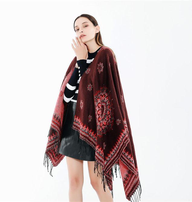 

130*150cm Cashmere imitation Shawl Scarf Autumn Winter Scarves Men Foulard Square Hijab Ladies wrap muffler pareo female hijab