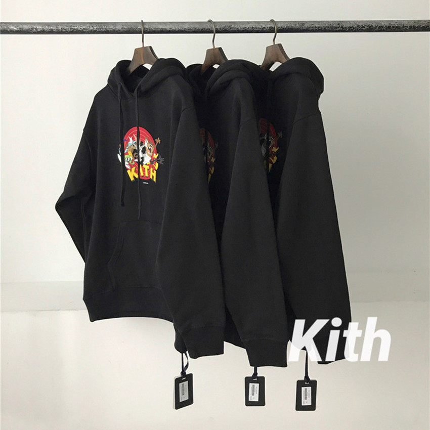 

2021 New Arrived Kith Hoodie Men Women Rabbit Hoodies 1:1 High Quality Looney Anime Pullovers Sweatshirts 2nsr