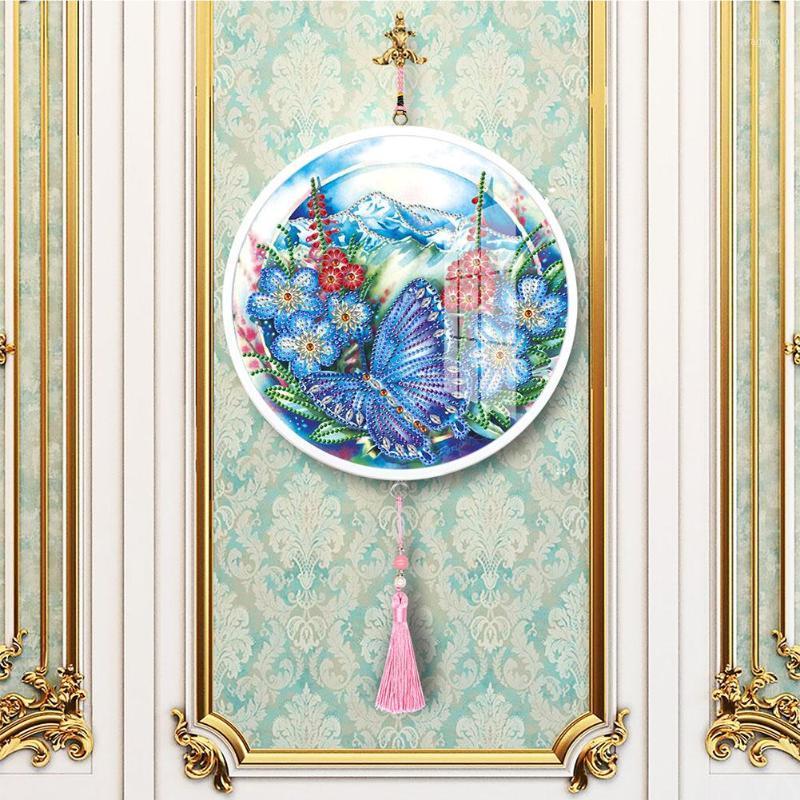 

Round Framed Tassel Diamond Painting Mural Full Partial Animal Flower Painting Scenery Diamond Mosaic With Frame1