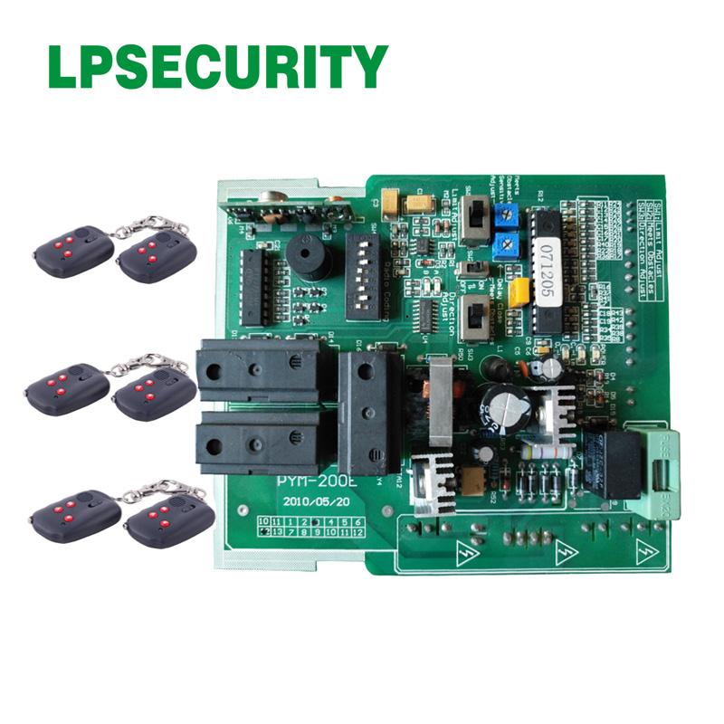 

110V 220V Electrical Control Panel PCB Board For Sliding Gate Opener with remote control