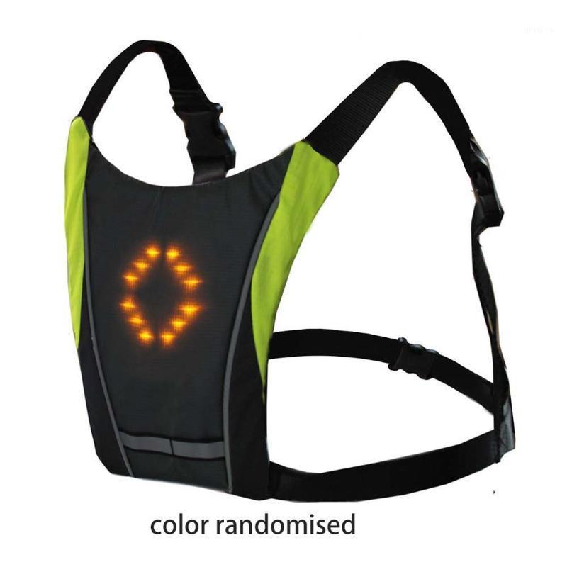 

Reflective Safety Vest Cycling Waterproof 48 LED Turn Signal Vest Outdoor Running / Night Walking / Cycling Coat1, As pic