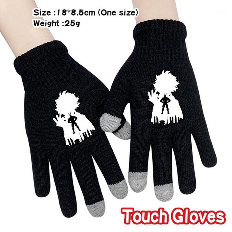 

Five Fingers Gloves Anime My Hero College Unisex Winter Warm Knit Hand Warmer For Touch Screen Smart Phone Female 1