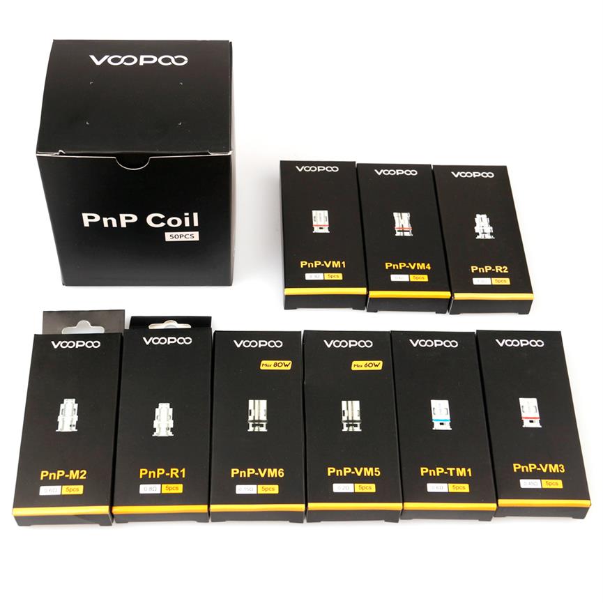 

VOOPOO PnP Coil PnP-VM1 0.3 PnP VM4 R1 0.8ohm M2 0.6 ohm Replacement Head for VOOPOO VINCI VINCI R VINCI X Pod Vape Kita23