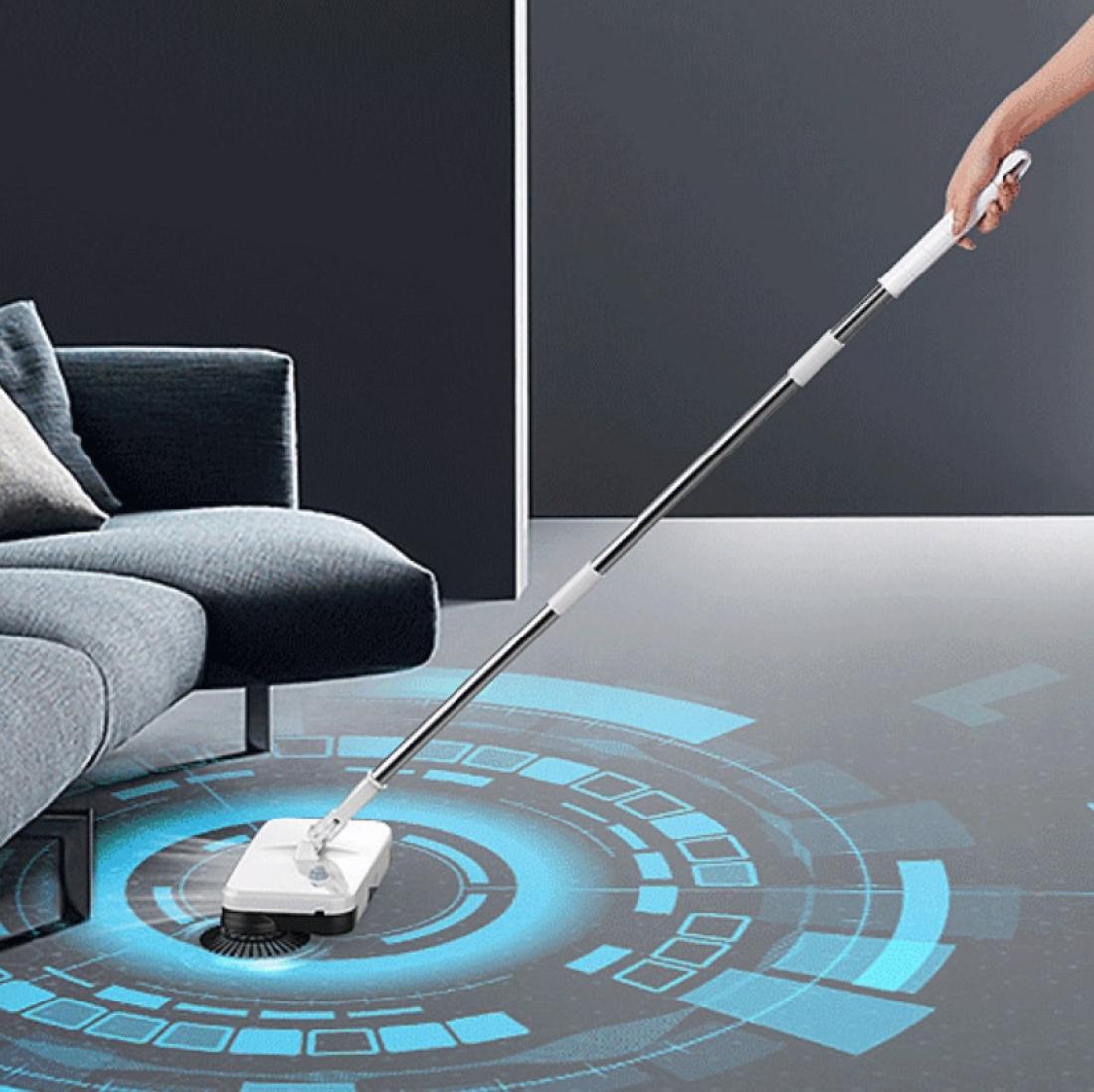

KLINZRUI WS-15 Household Hand-Push Sweeping Robot Electric Mopping Vacuum Dustpan Integrated Machine EU Plug