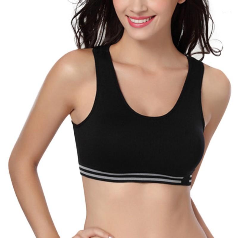 

Women Breathable Sports Bra,Absorb Sweat Shockproof Padded Sports Bra Top Athletic Gym Running Fitness Yoga Tops e1, Black