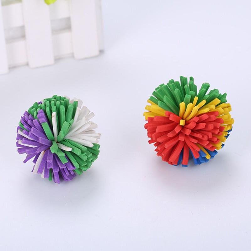 

Pet Soft EVA Flower Ball Cat Toys Colorful Ball Cats Toy Eco-friendly Cats toys Pet Accessories