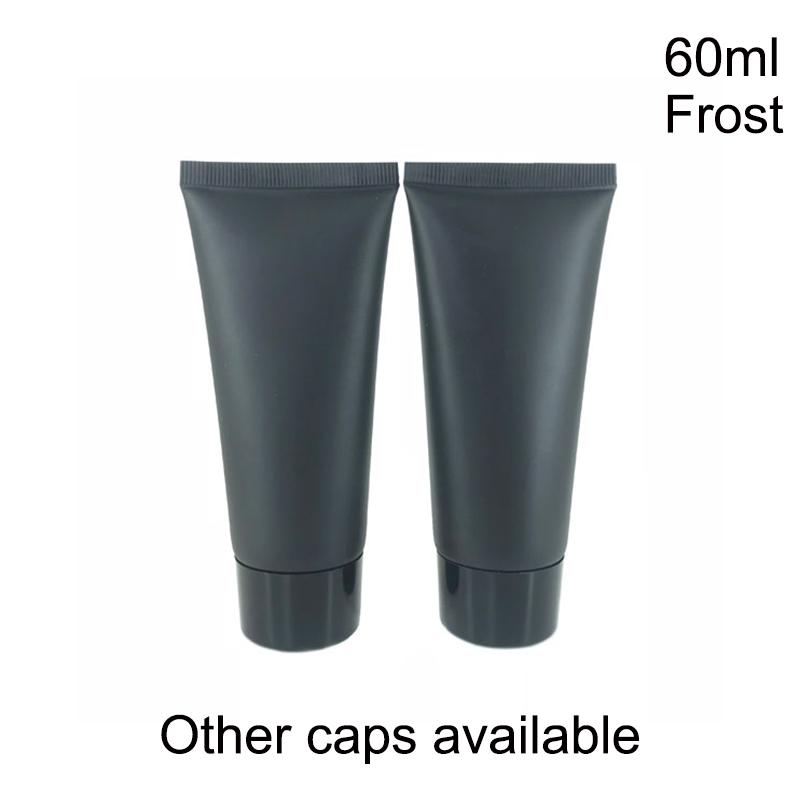 

Free Shipping Frost Black 60ml Plastic Make up Bottle 60g Cosmetic Hand Cream Facial Mask Cleansing Lotion Packing Bottle