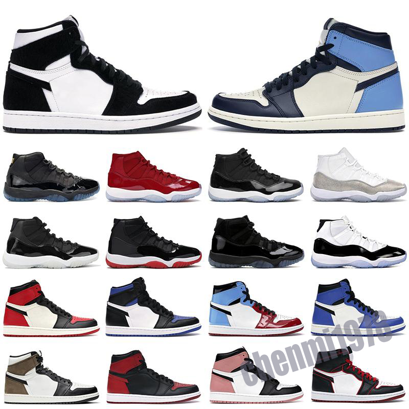 

Jumpman 1 athletic shoes OG High Travis Scotts outdoor shoes UNC Mens Homage To Home Royal Blue Men Sport Designer Sneakers Trainers c19