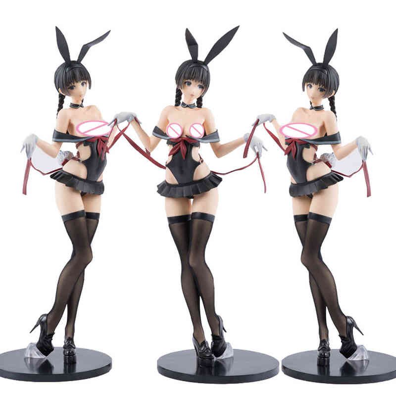 

450mm 1/4 BINDing Native Momoko Uzuki Anime Bunny Girl PVC Action Figure Toy Japanese Anime Figure Adult Collectible Model Doll AA220311, Hard no retail box