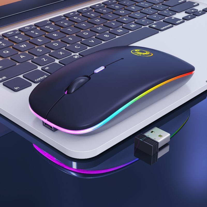 

RGB Wireless Mouse Computer Mouse Rechargeable LED Silent Ergonomic USB Mause Backlit Optical Gamer Mice for PC Laptop1