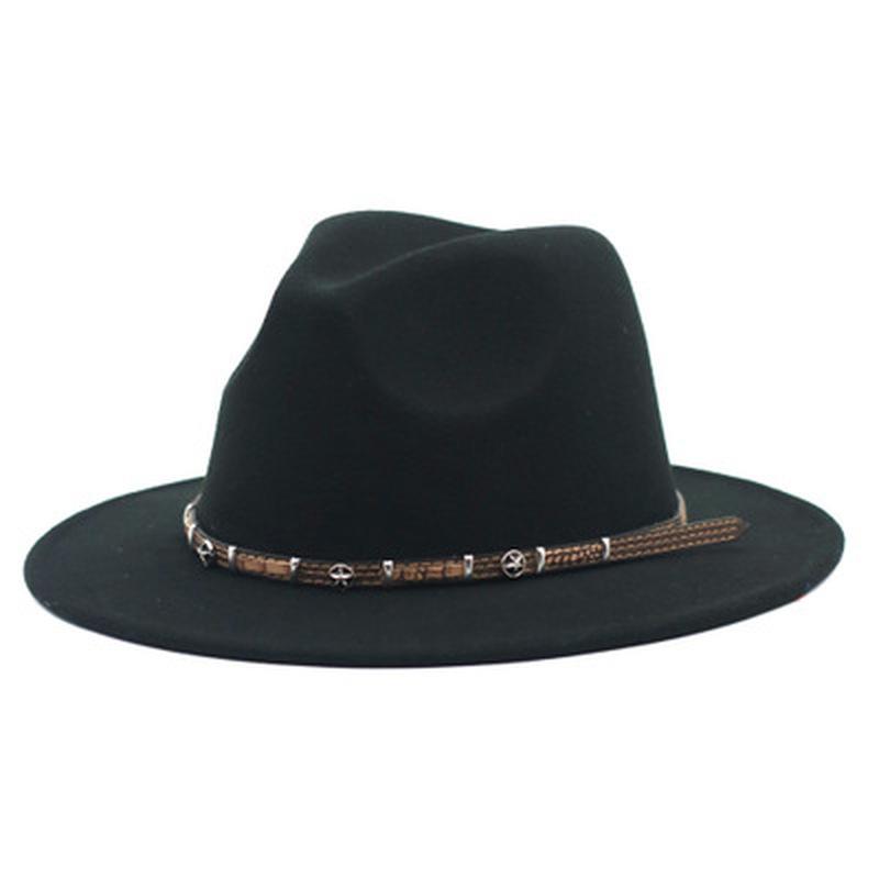 

men fedora hats western cowboy jazz caps casual vintage women winter hats wide brim black white khaki panama women