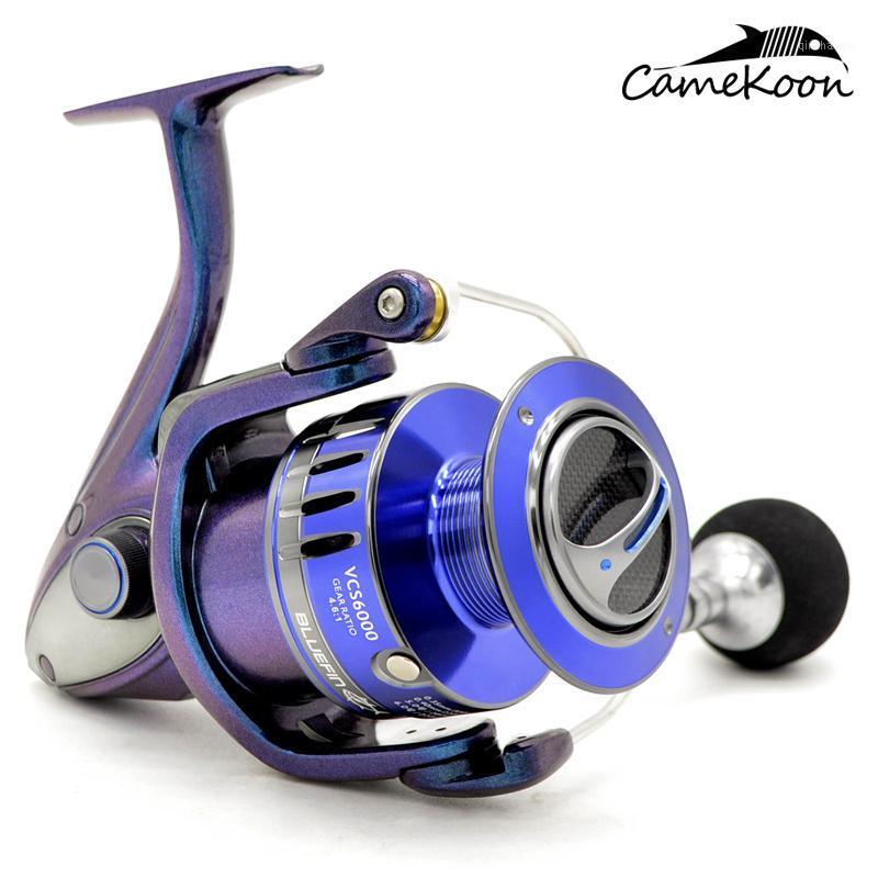 

CAMEKOON Spinning Fishing Reel 10kg Carbon Drag 5.0:1/4.6:1 Gear Ratio 9+1 Ball Bearings All Aluminum Saltwater Fishing Coil1