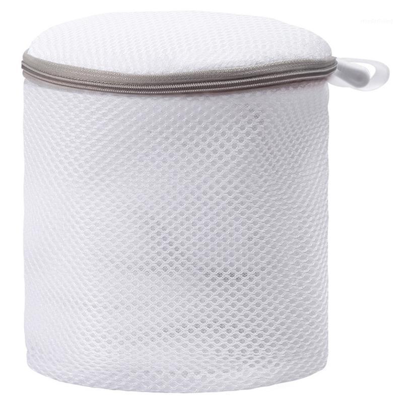 

Basket Washing Bag Net Sock Underwear Zip Accessory Cylindrical Laundry1