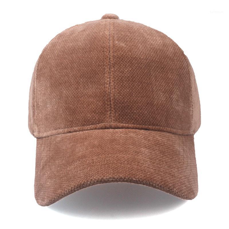 

Corduroy Baseball Cap Men and Women Ball Caps Autumn Winter Fashion Woolen Solid Color Thick Warm Hat1