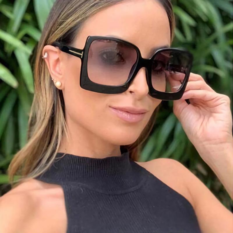 

2020 NEW Gradient Points Sun Glasses Tom High Fashion Designer Brands For Women TF Sunglasses Cateyes Oculos Feminino de sol