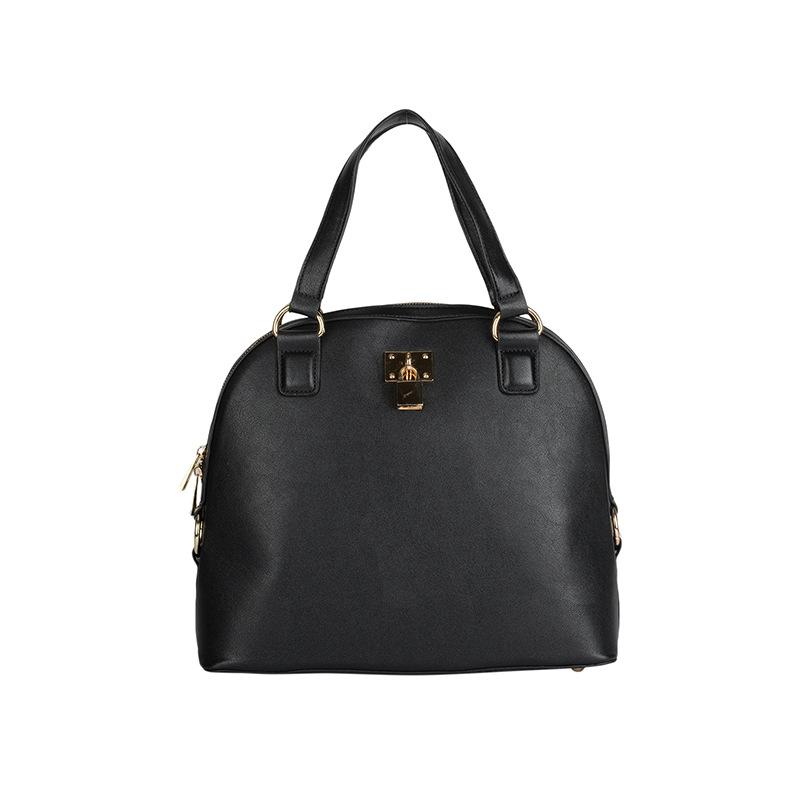 

Black women's shoulder bag 2021 shell type simple and generous Tote Bag
