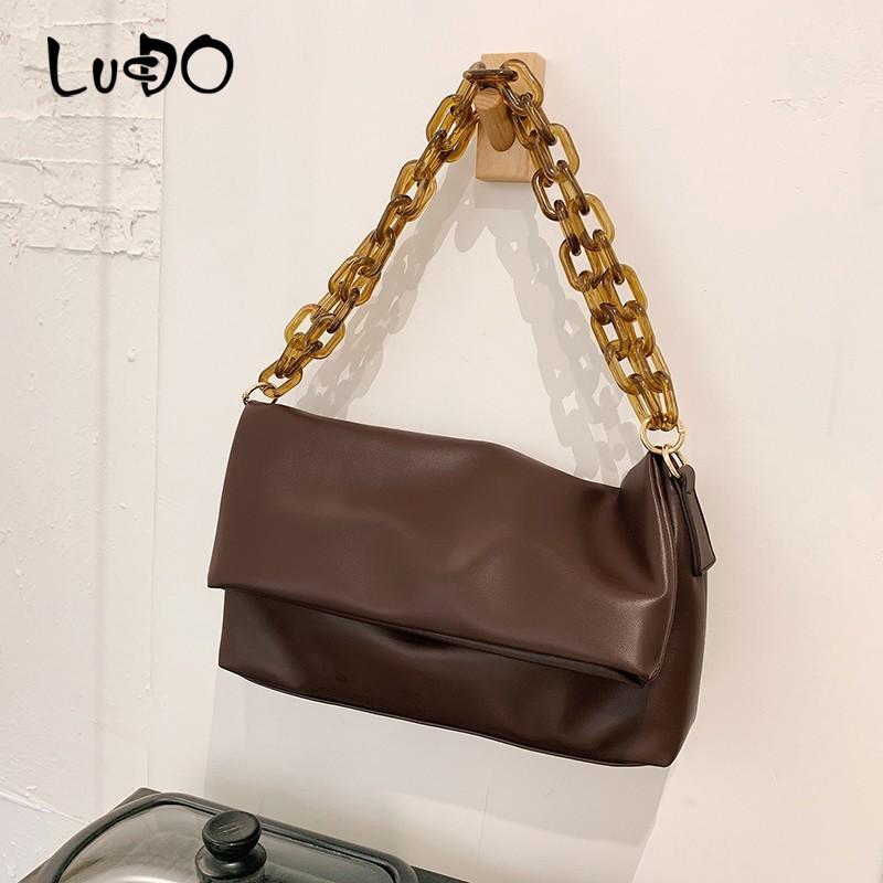 

Shoulder Bags For Women 2021 Soft Leather Hand Bag Ladies New Purse And Handbag Luxury Tote Shoulder Bag Female Clutch Bolsas, White