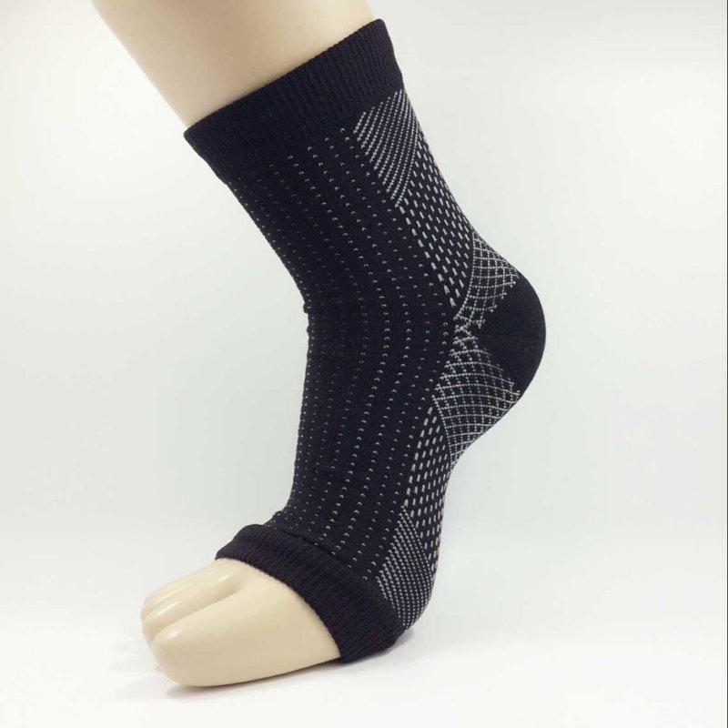 

1pc Foot Protective Compression Sleeves Circulation Angel Elbow Swelling Relief Pain Sleeve Pad, Women 10-13.5