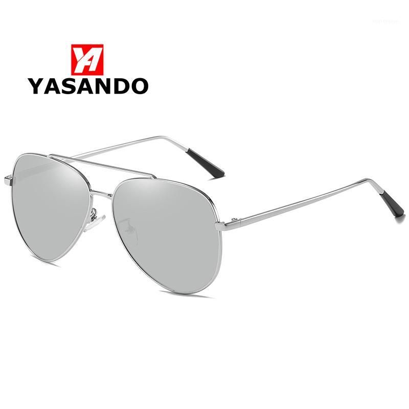 

YASANDO Brand Design Pilot Polarized Sunglasses Men Women Metal Frame Male Sun Glasses Unisex Eyewear Gafas De Sol UV400 GS60601