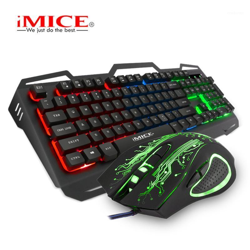 

IMICE KM690 USB Wired Gaming Keyboard 3 Color LED Backlit 2400DPI Professional Adjustable Gaming Mouse Combo For PC Desktop1