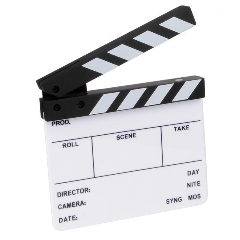 

Photography Props Camera Photography Video Acrylic Small Clapboard Dry Erase Director Film Movie Clapper Board Slate 16X14Cm1