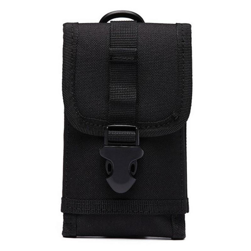 

NEW Mens Small Waterproof Belt Waist Bags 600D Oxford Mobile Phone Wallet Travel Pouch Bolsa, Sky blue