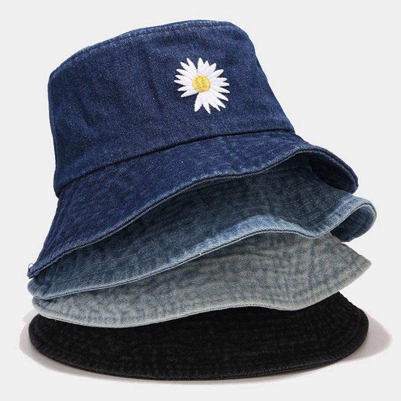 

Cowboy Fisherman Hat women Men's Water Washer Basin Capchrysanthemum Universal Outdoor Travel Sun Visor hat beanies, Ht5085bk