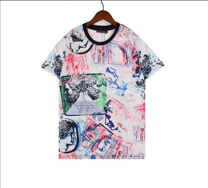 

2022 Summer fashion Mens Womens Designers T Shirts For Men s Palms Tops Luxurys Letter Embroidery Tshirts Clothing Short Angels Sleeved Tshirt Tees#02, Black