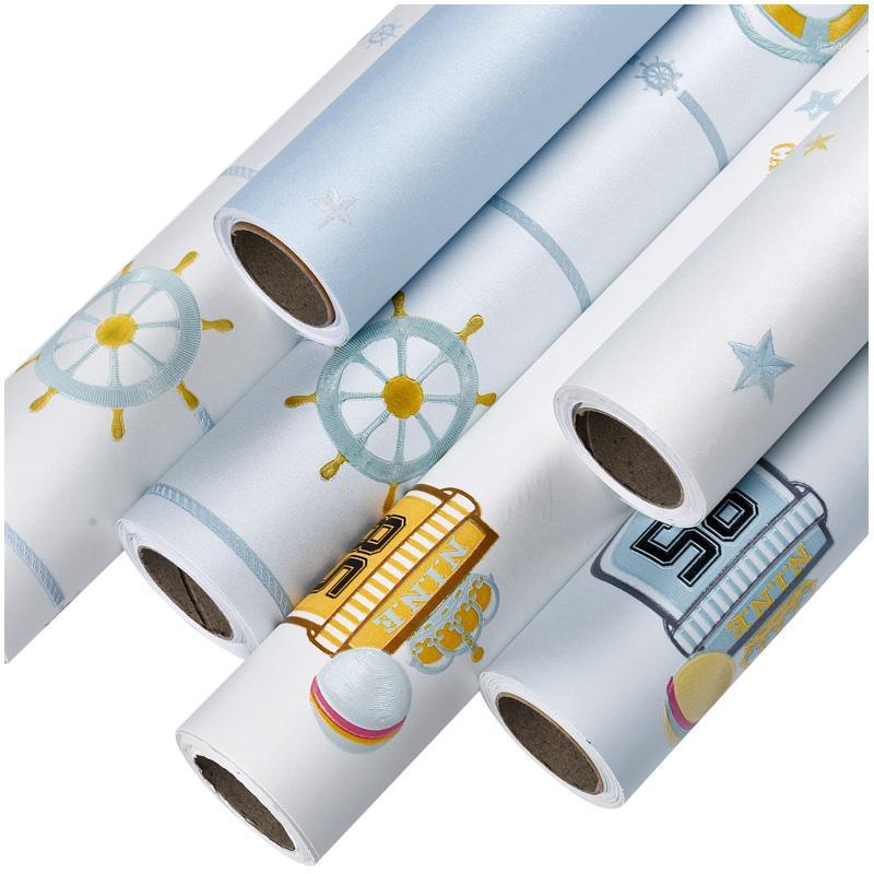 

Cartoon Childs Room Wallpaper Sticker 3d Peel and Stick Star Compass Boys Girls Kids Bedroom Decor Mural Papier Peint J1141, Cloud