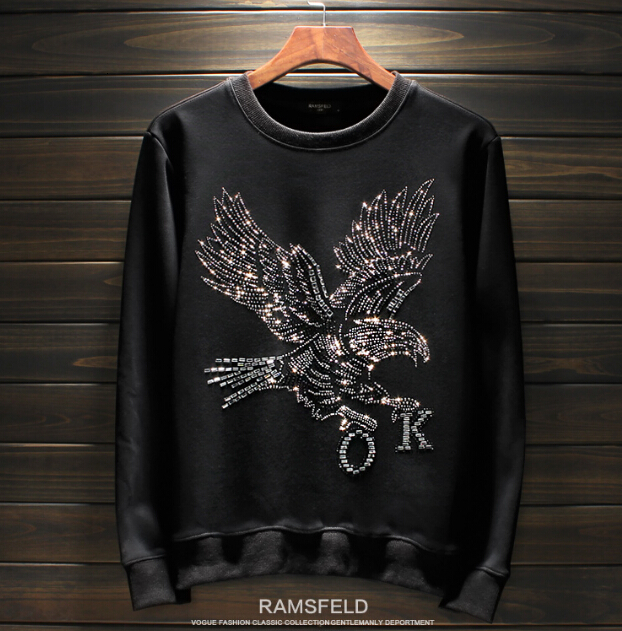 

2021 New Design Hoodies Sweatershirt Eagle Autumn Top Quality 2218, As shown