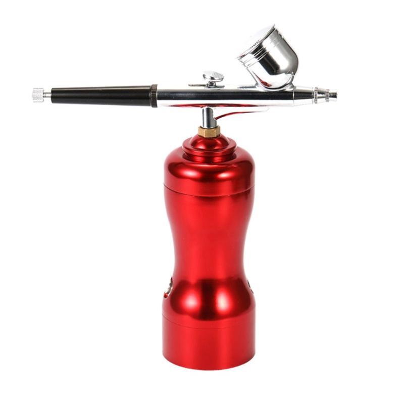 

Lightweight Beautiful Airbrush Set Small Spray Pump Pen Set Air Compressor Kit for Art Painting Tattoo Craft Cake Spray Model