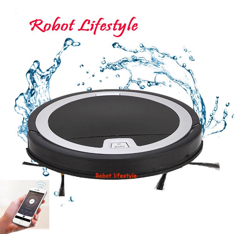 

Ultra thin but powerful APP control smart water filtration cyclone vacuum cleaner with water tank